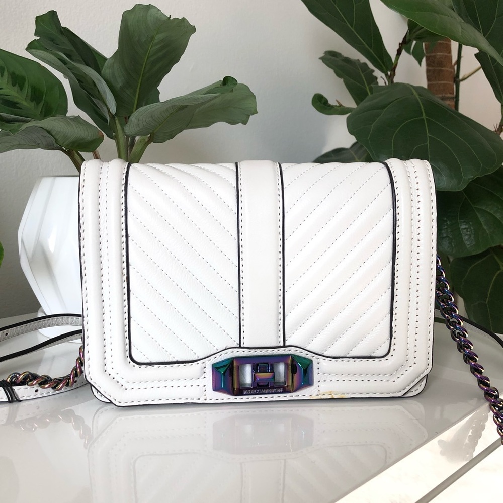 Rebecca Minkoff Chevron Small Love Crossbody Bag
